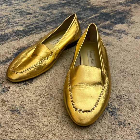 Carriage Court Shoes Vintage Gold Loafers Poshmark